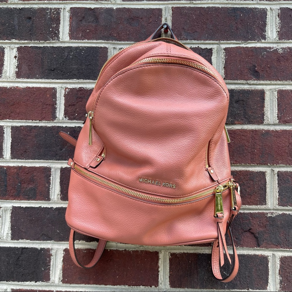 Michael Kors Sunset Peach Backpack